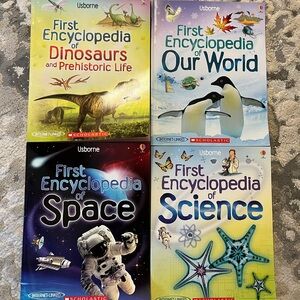 4 Usborne ScholasticEducational Books
